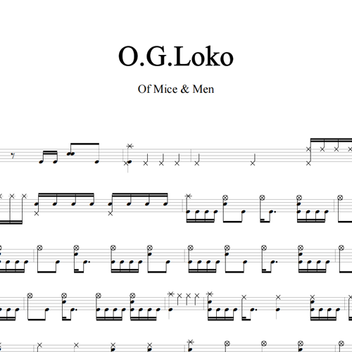 鼓谱*Of Mice & Men_O.G.Loko.asp
